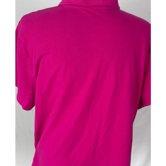 Karen Scott XXL Womens Pink Short Sleeve Polo Shirt 100% Cotton - Picture 7 of 8